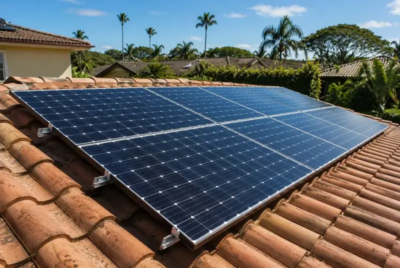 Installation de panneaux solaires à Puyoô